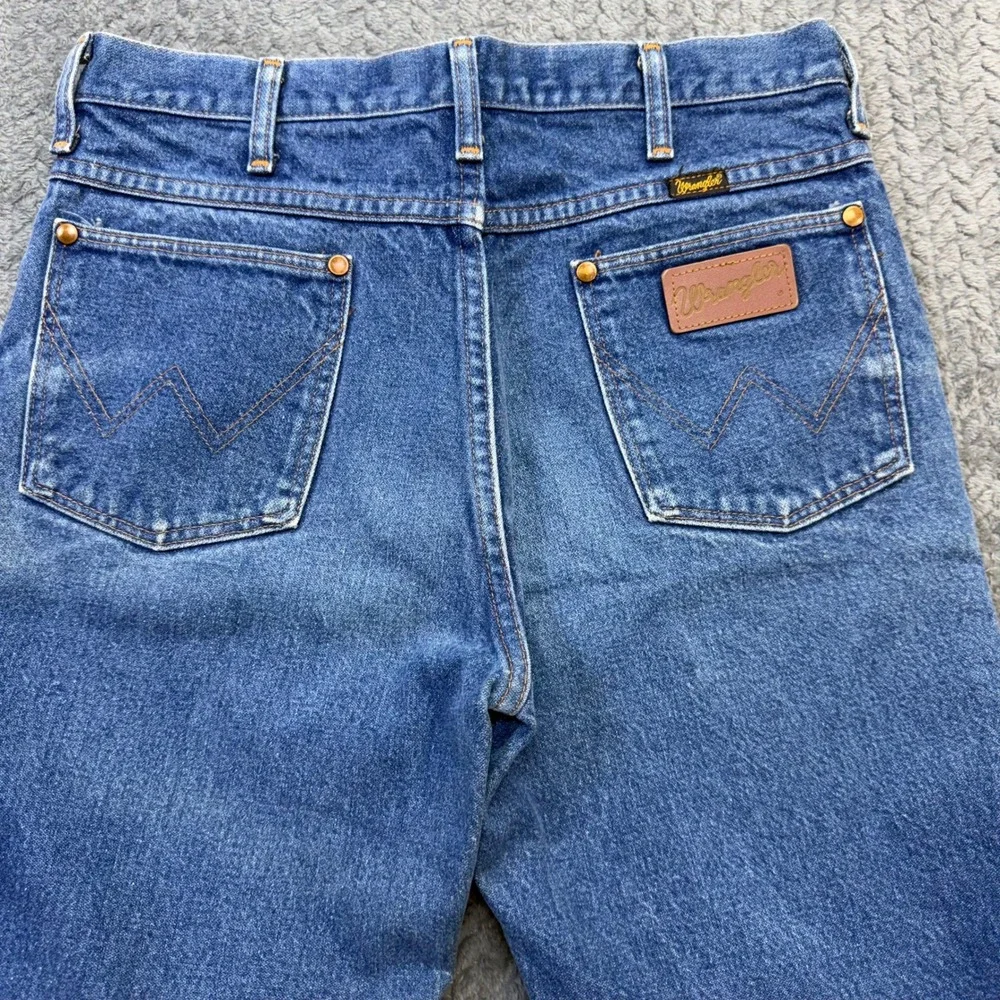 Wrangler Jeans Mens 30x30 Slim Fit Cowboy Cut Blue Denim 936PWD Made in USA VTG